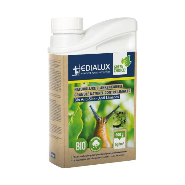 EDIALUX Biologische Slakkenkorrels 800 G 4 EDIALUX Biologische Slakkenkorrels 800 G - Afbeelding 2