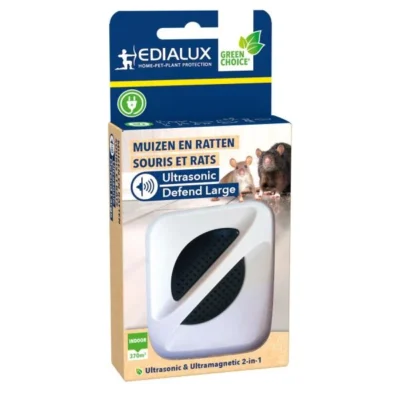 Edialux Ultrasonic Defend Muizen En Ratten - 370 M²