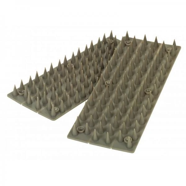 Vogelwering Met Afweerpinnen Grijs - 9 × 23 Cm 3 Vogelwering Met Afweerpinnen Grijs - 9 × 23 Cm