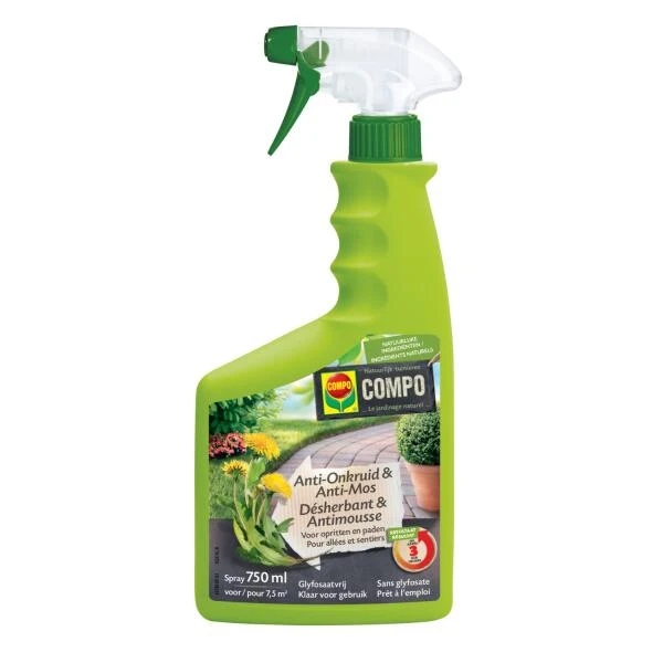 Compo Onkruidbestrijder Anti-onkruid & Mos Opritten En Paden Spray 750 Ml 3 Compo Onkruidbestrijder Anti-onkruid & Mos Opritten En Paden Spray 750 Ml
