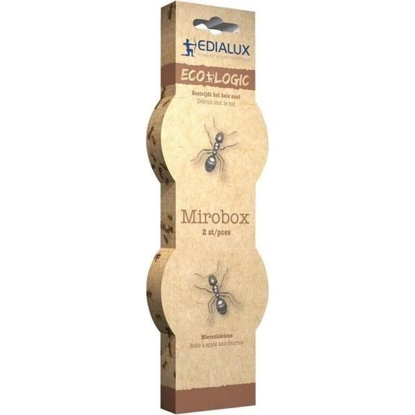 EDIALUX Mierenlokdoos Mieren Bestrijden - Mirobox - Set Van 2 Stuks 3 EDIALUX Mierenlokdoos Mieren Bestrijden - Mirobox - Set Van 2 Stuks