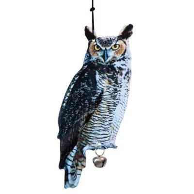 ESSCHERT DESIGN Vogelverschrikker Oehoe Met Belletje