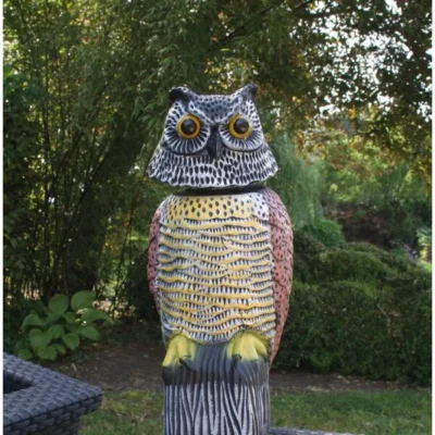 Roterende Uil Gele Borst - Vogelverschrikker -Plant Zorg Winkel vogelverschrikker uil geel 1496069044 3 600
