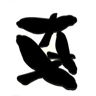 Vogel Weringsstickers Groot