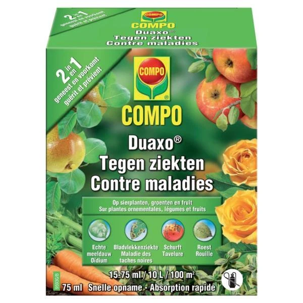 Compo Duaxo Tegen Ziekten En Schimmels Op Groente, Fruit En Sierplanten 75 Ml 2 Compo Duaxo Tegen Ziekten En Schimmels Op Groente, Fruit En Sierplanten 75 Ml