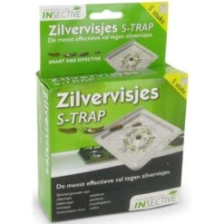Zilvervisjes- En Papiervisjesvallen + Lokstof - Set Van 5 Stuks -Plant Zorg Winkel zilvervisjes en papiervisjesval 1499459985 1 600